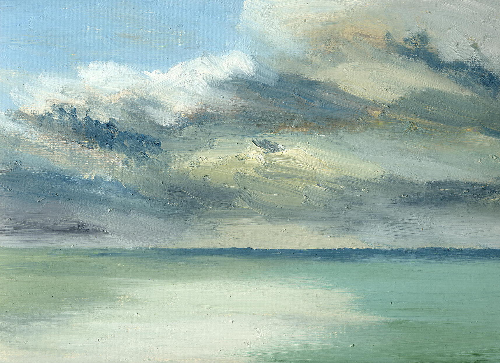 Cornish sea and sky scape paintings