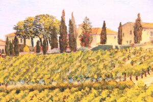 Tarn paintings, Chateau De Lacroix, a detail 