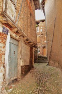 Gaillac, old quarter, detail 