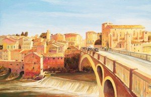 Gaillac, Abbaye, pont, quatier ancient 