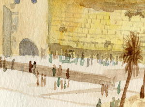 Jerusalem, the Western Wall, detail 