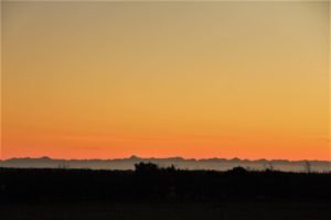 Sunset 25.12.19, Pyrenees 