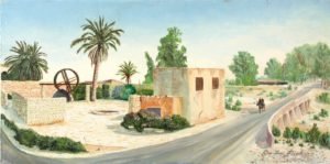 Beersheba Israel, painting Abraham's Well,