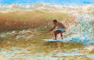 Surfing paintings