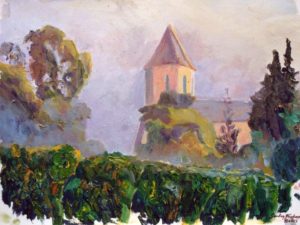 Bordeaux wine paintings