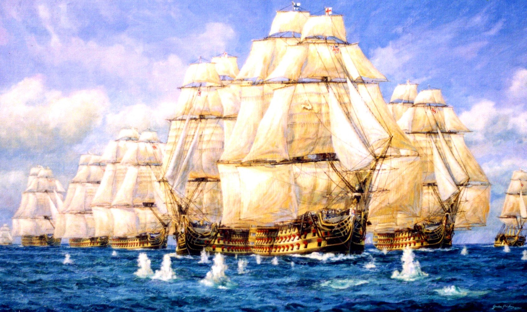 HMS Victory paintings