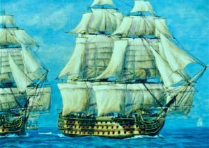 HMS Victory paintings 