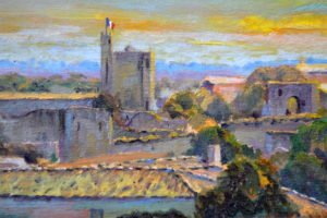 Saint Emilion sunset paintings