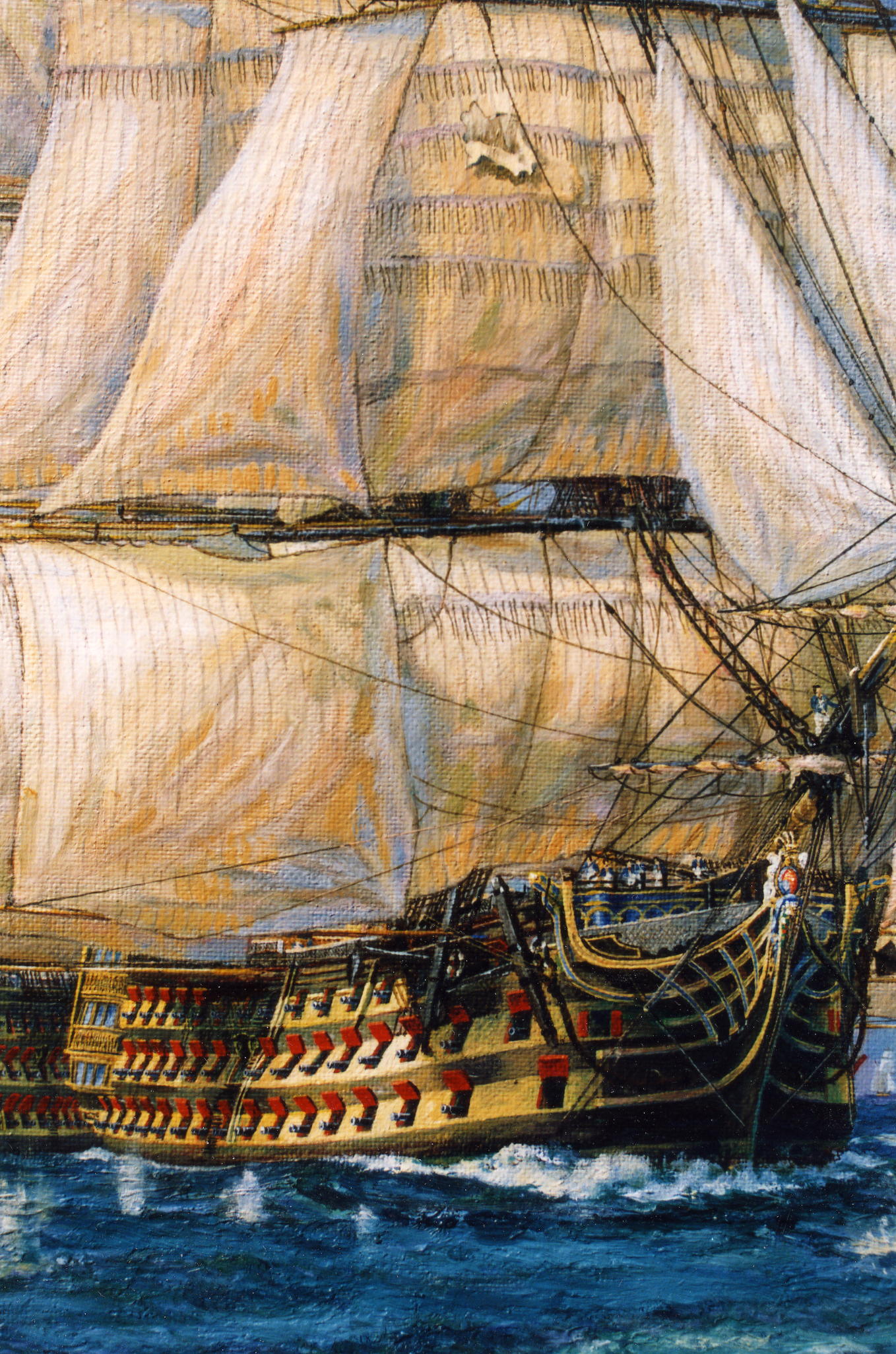 Trafalgar, HMS Victory paintings