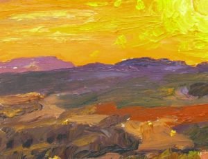 Sunset painting