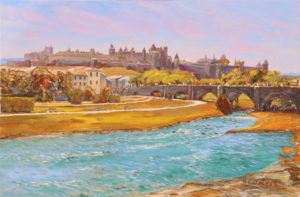 Carcassonne, a unique painting