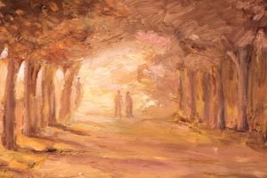 A special part of our most precious special moments, painting of September Mists.