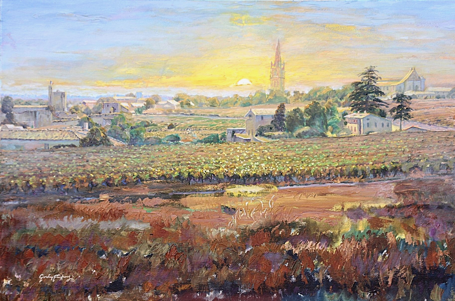 Saint Emilion, paintings